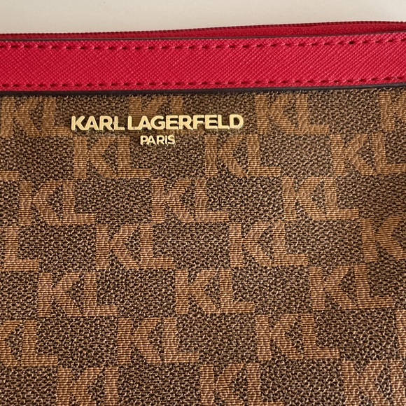 Karl Lagerfeld Monogram Wristlet NWOT - Picture 2 of 7
